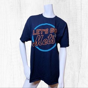Let’s Go Mets graphic tee size XL black GUC